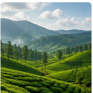 Munnar tea plantation hills, Kerala
